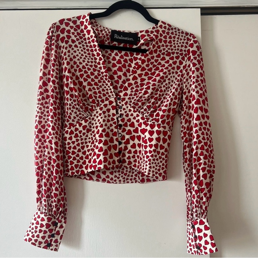 Realisation Par Red Heart Pattern Blouse